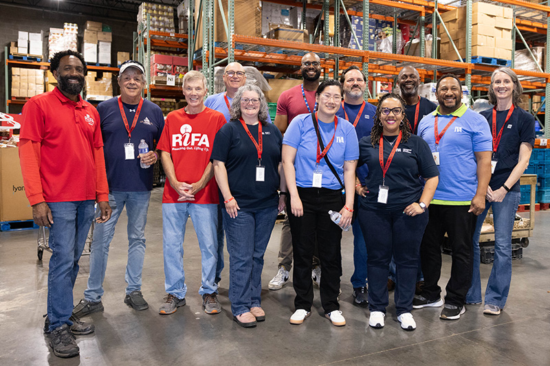 Group of TVA volunteers